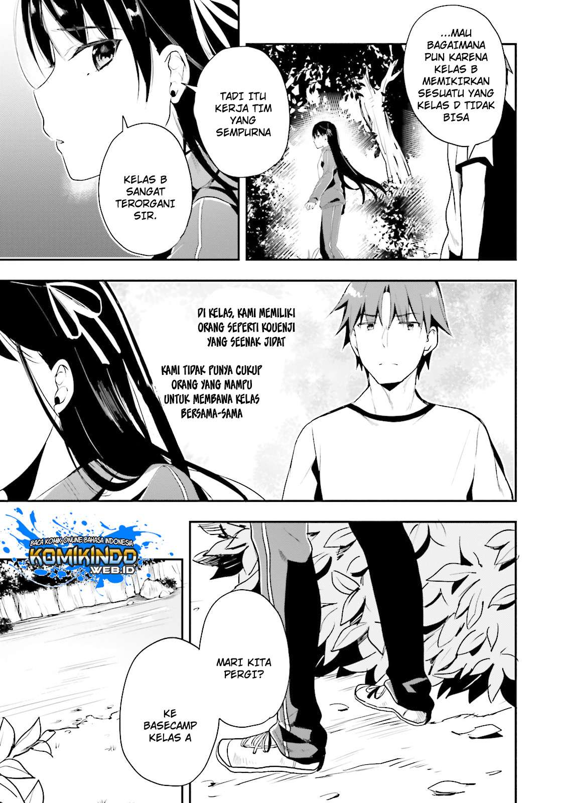 Youkoso Jitsuryoku Shijou Shugi no Kyoushitsu e Chapter 19 Gambar 33