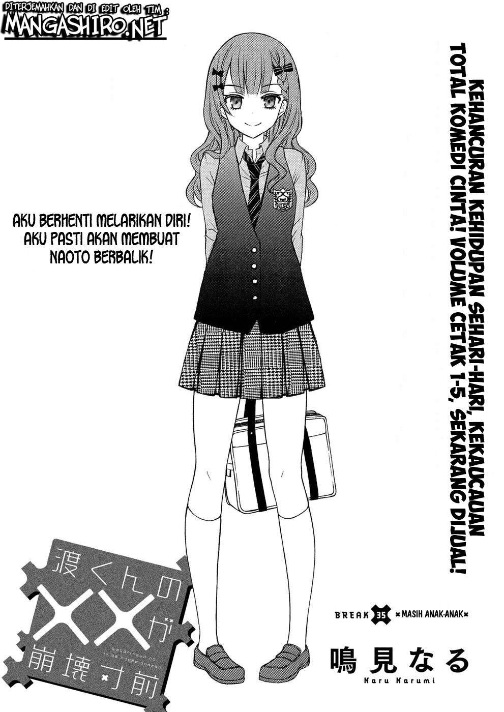 Baca Watari-kun no xx ga Houkai Sunzen Chapter 35 Gambar 2