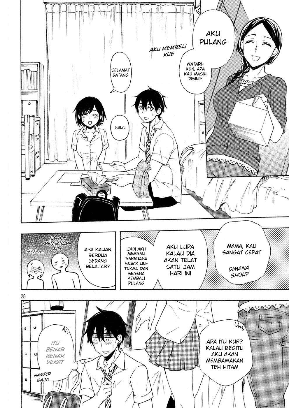 Watari-kun no xx ga Houkai Sunzen Chapter 34 Gambar 30