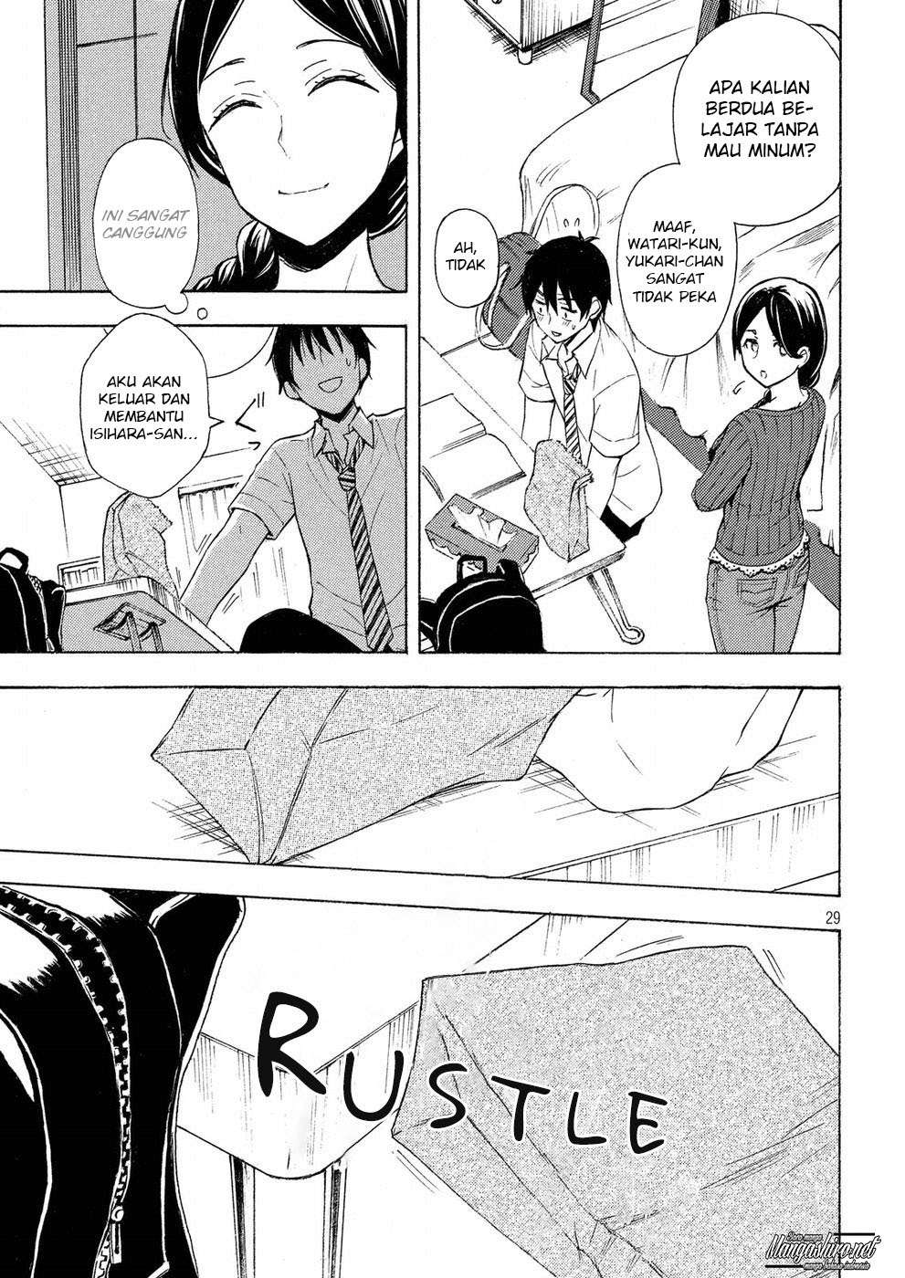 Watari-kun no xx ga Houkai Sunzen Chapter 34 Gambar 31