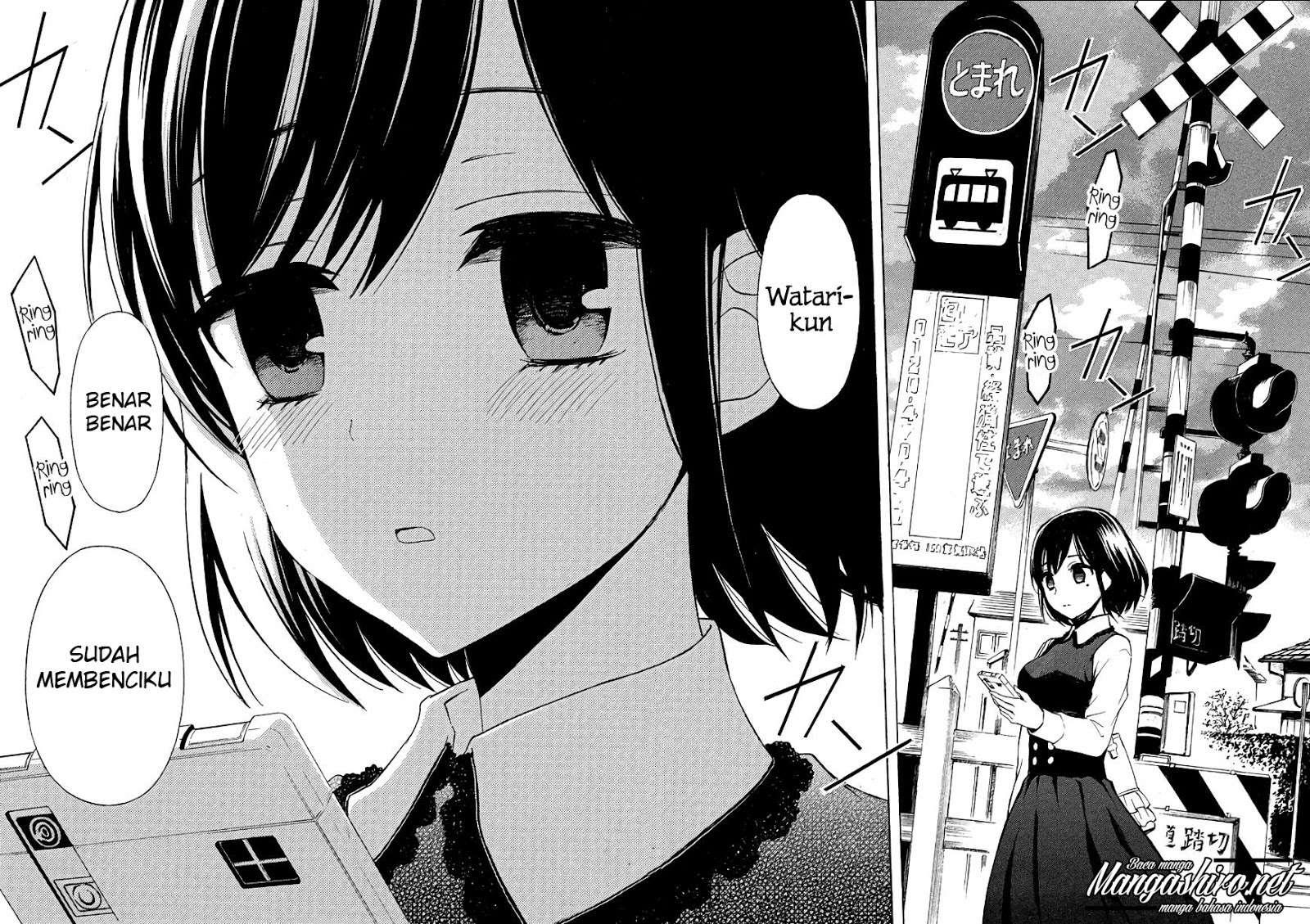 Watari-kun no xx ga Houkai Sunzen Chapter 33 Gambar 35