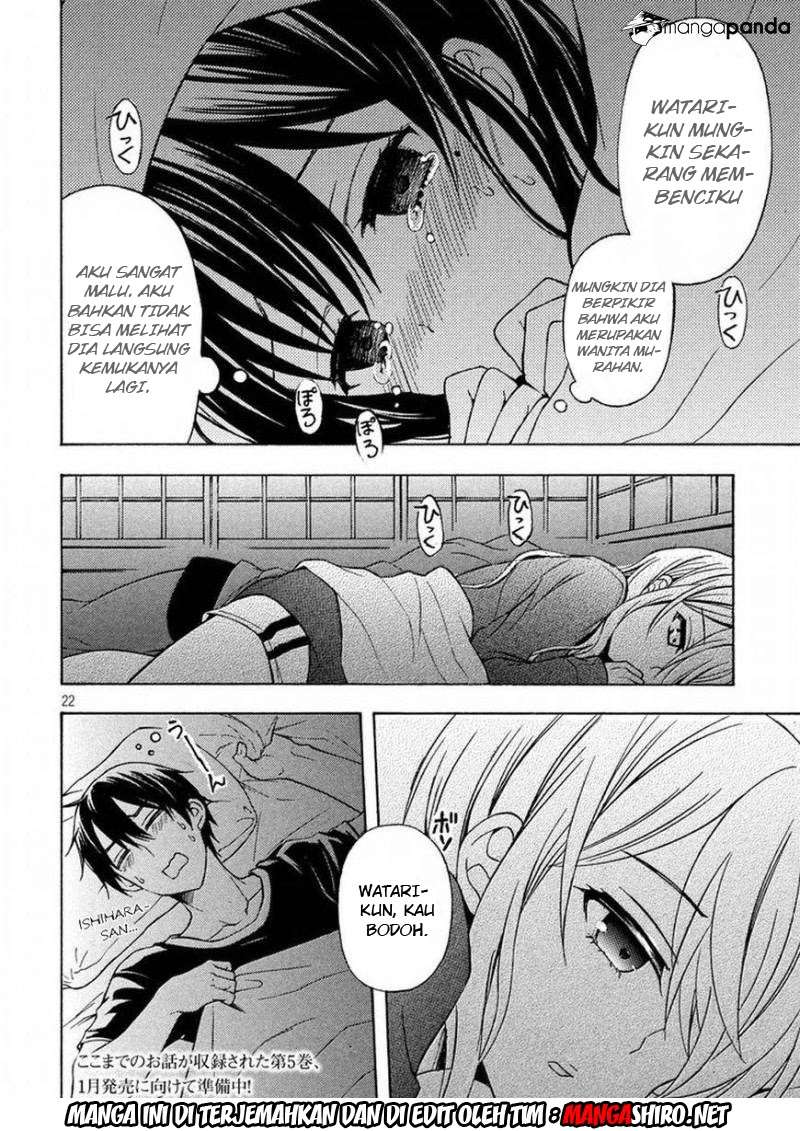 Watari-kun no xx ga Houkai Sunzen Chapter 32 Gambar 23
