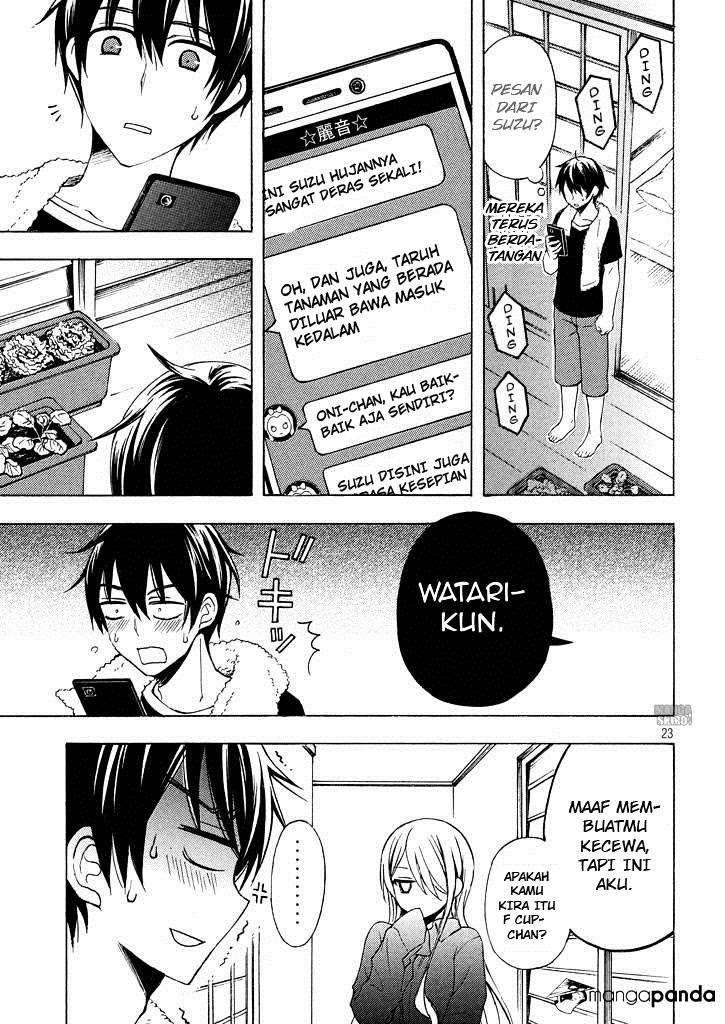 Watari-kun no xx ga Houkai Sunzen Chapter 31 Gambar 25