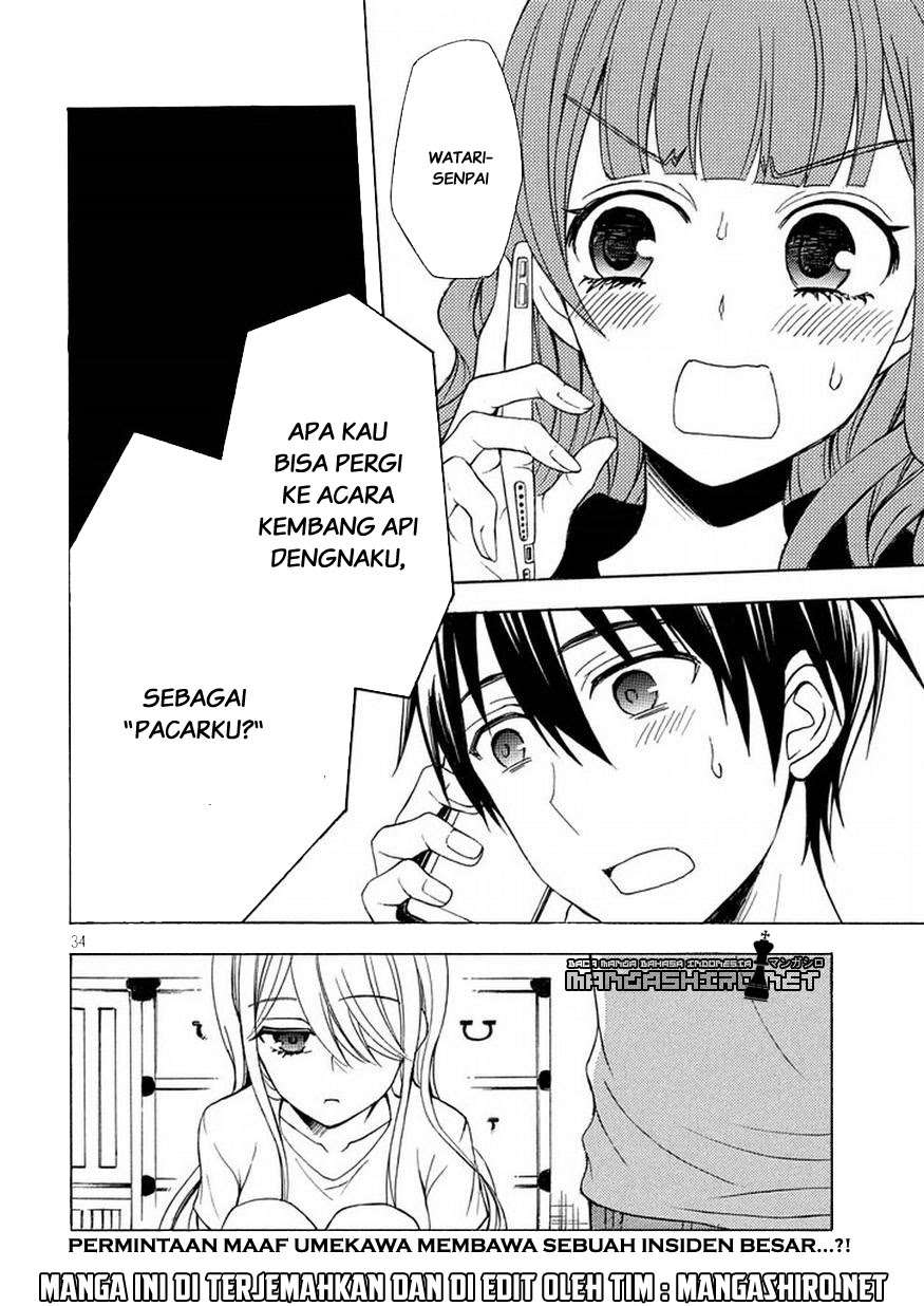Watari-kun no xx ga Houkai Sunzen Chapter 29 Gambar 34