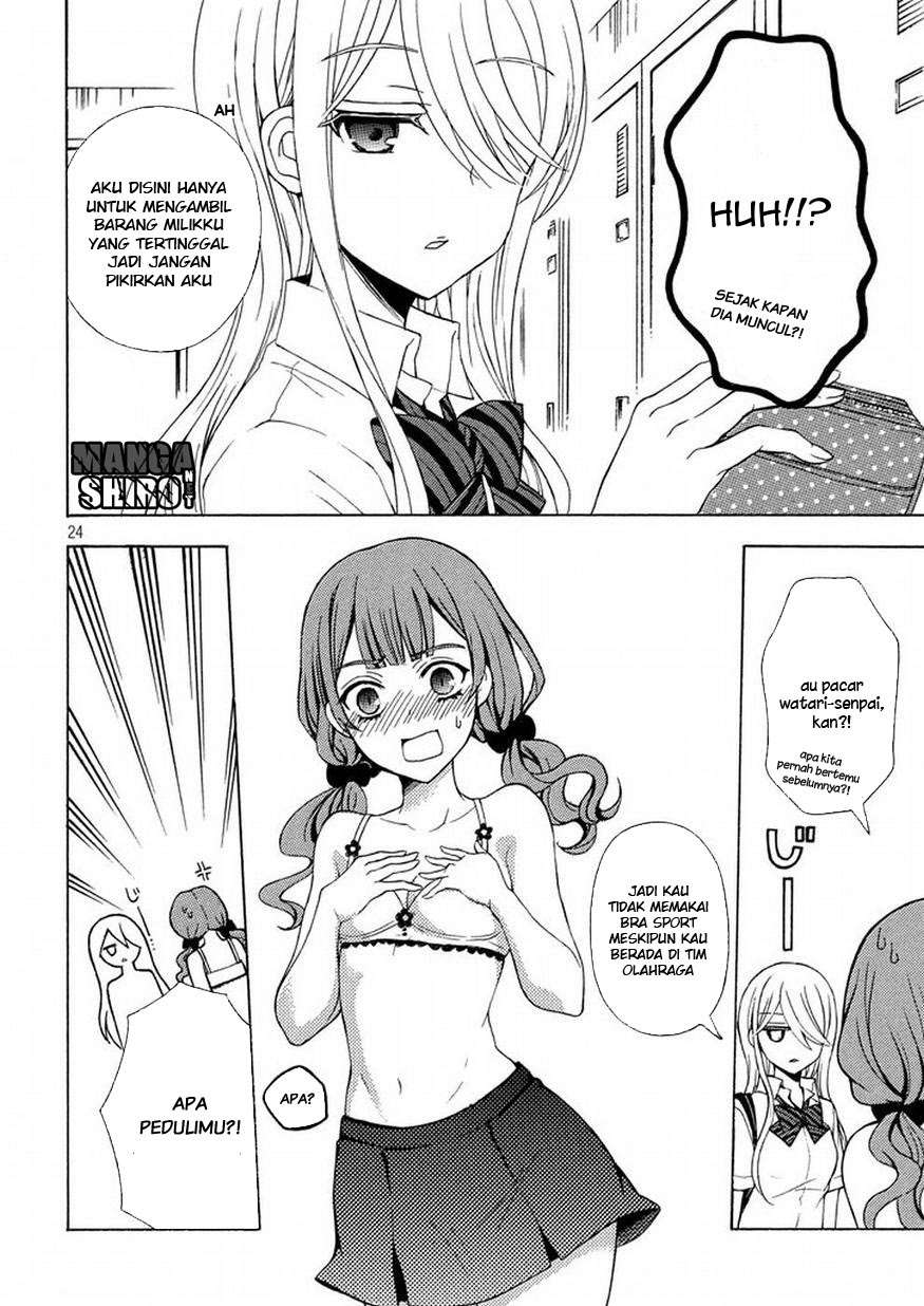 Watari-kun no xx ga Houkai Sunzen Chapter 28 Gambar 24