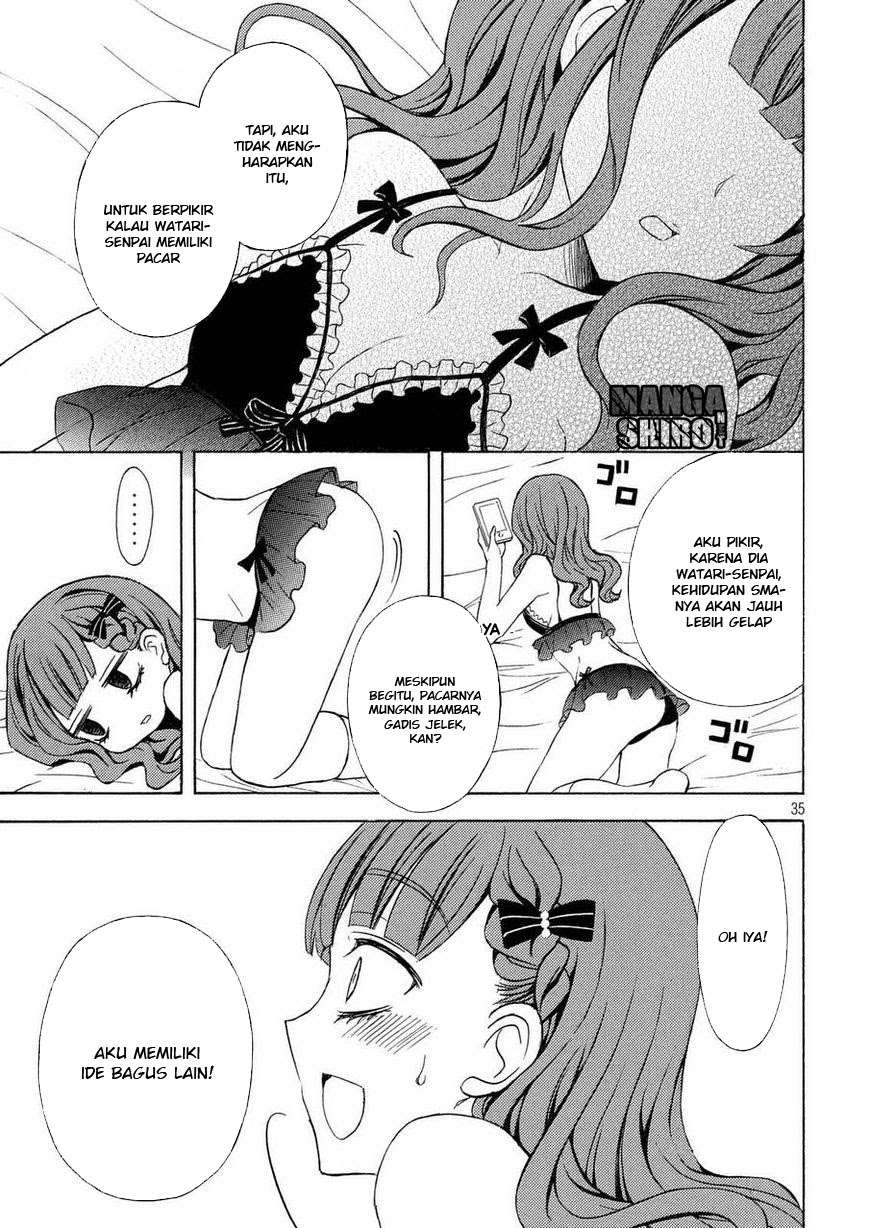 Watari-kun no xx ga Houkai Sunzen Chapter 27 Gambar 35