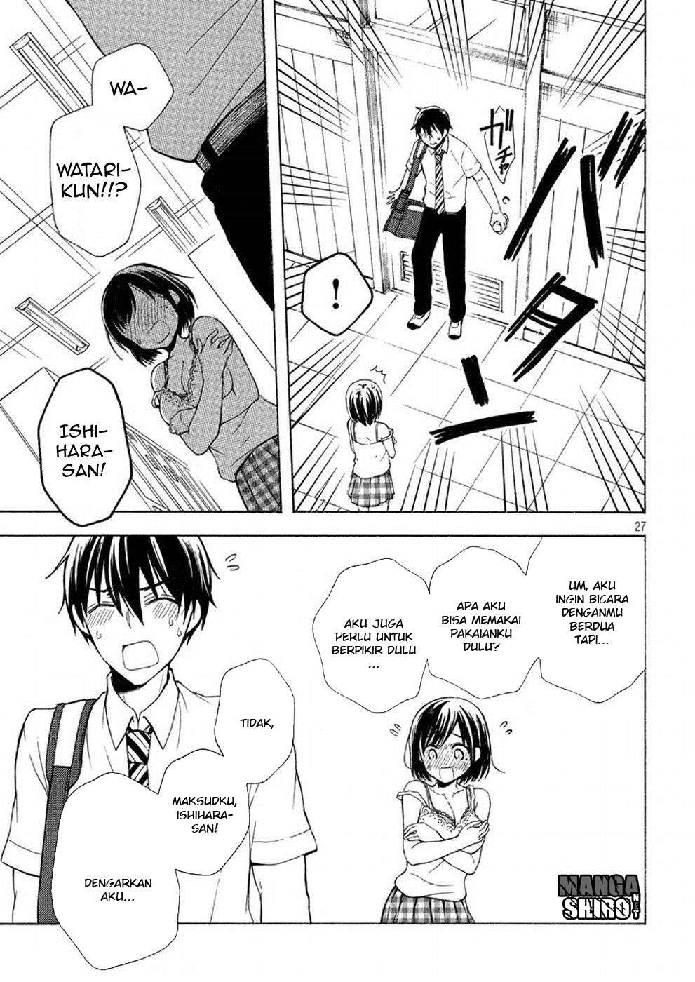 Watari-kun no xx ga Houkai Sunzen Chapter 22 Gambar 28