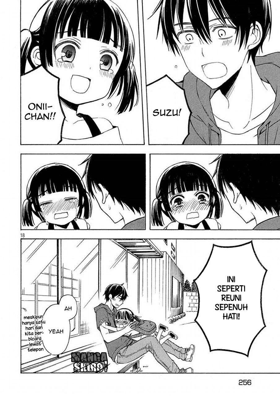Watari-kun no xx ga Houkai Sunzen Chapter 21 Gambar 19