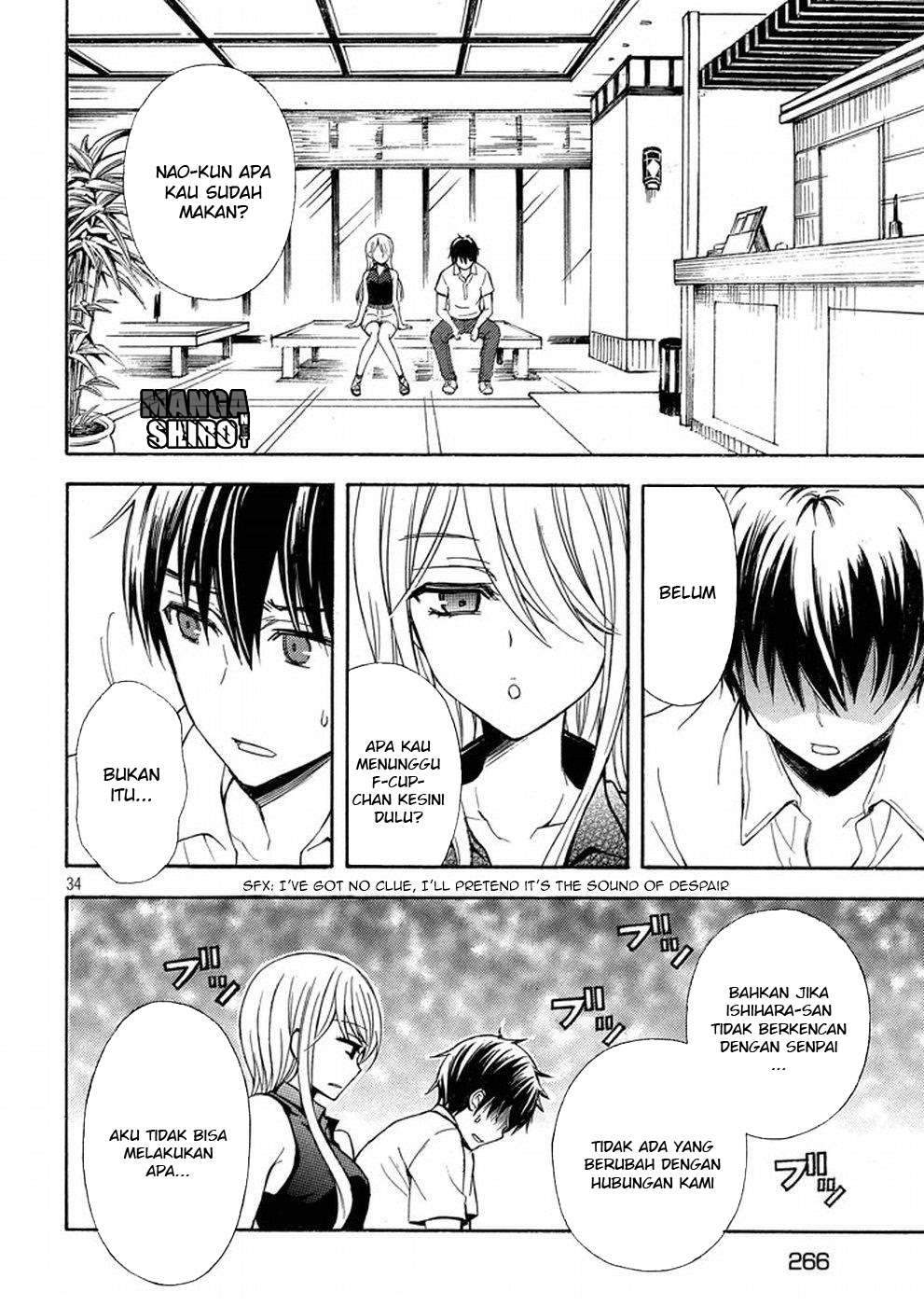 Watari-kun no xx ga Houkai Sunzen Chapter 17 Gambar 34