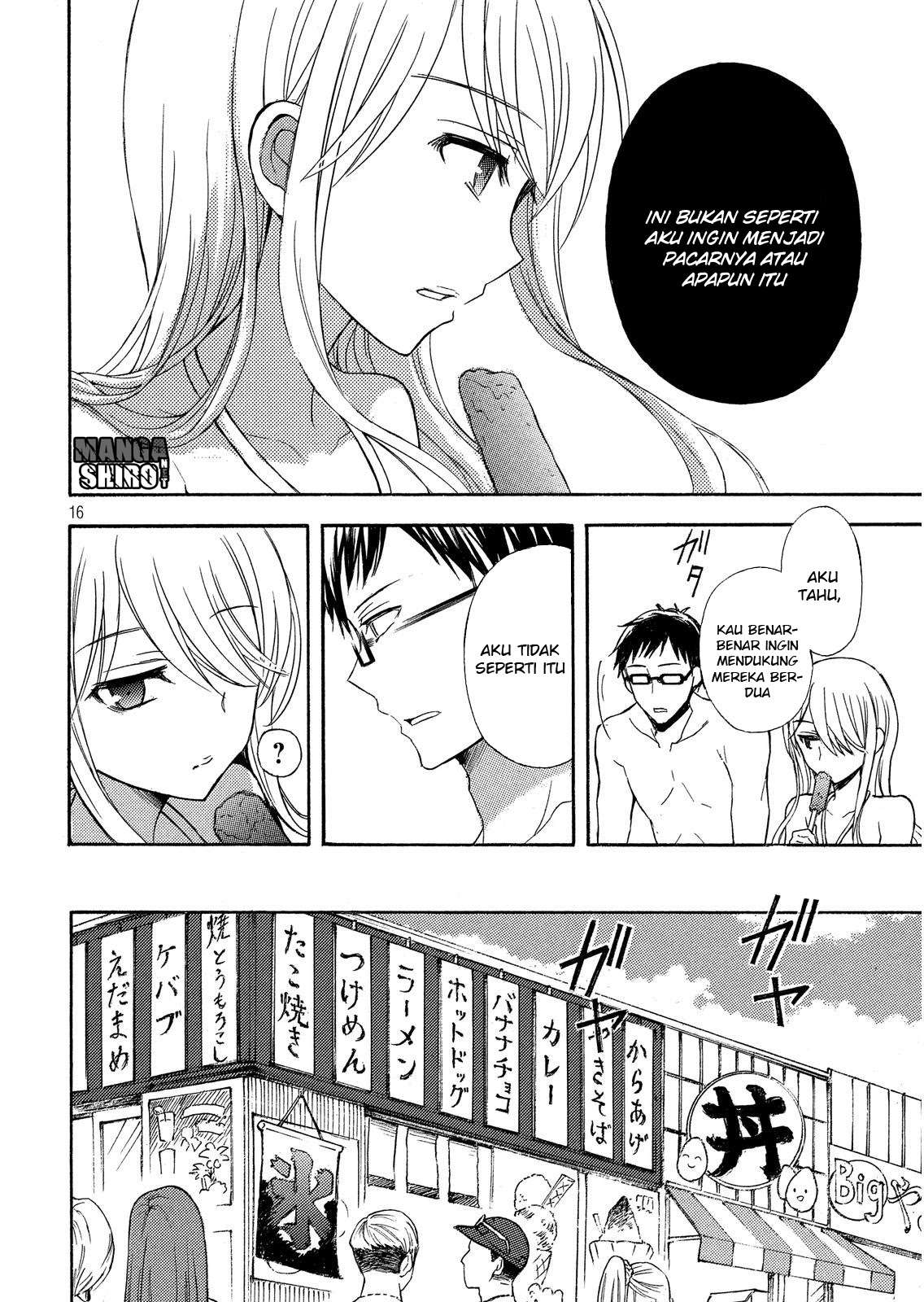 Watari-kun no xx ga Houkai Sunzen Chapter 15 Gambar 16