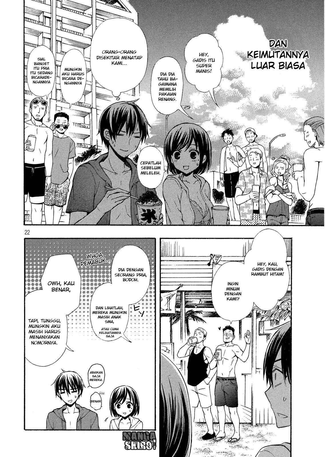 Watari-kun no xx ga Houkai Sunzen Chapter 15 Gambar 21