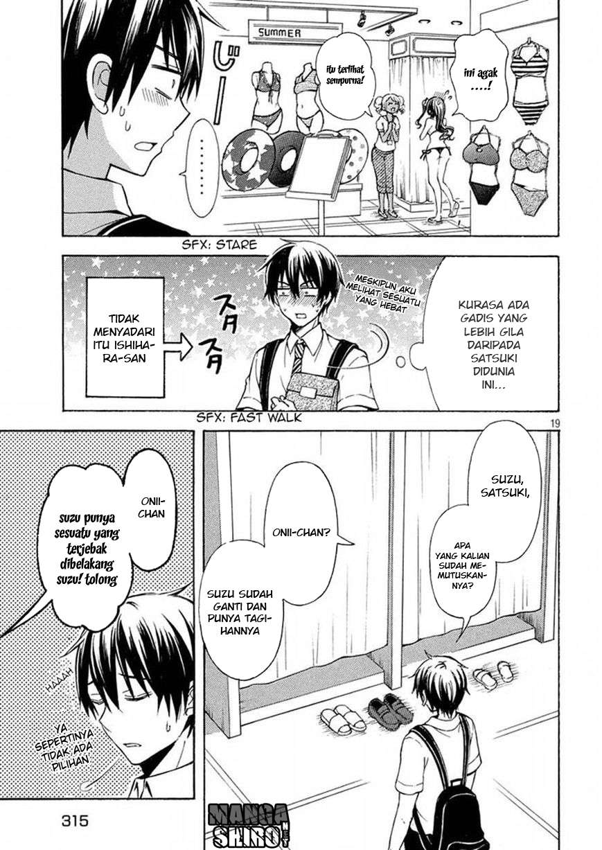 Watari-kun no xx ga Houkai Sunzen Chapter 13 Gambar 18