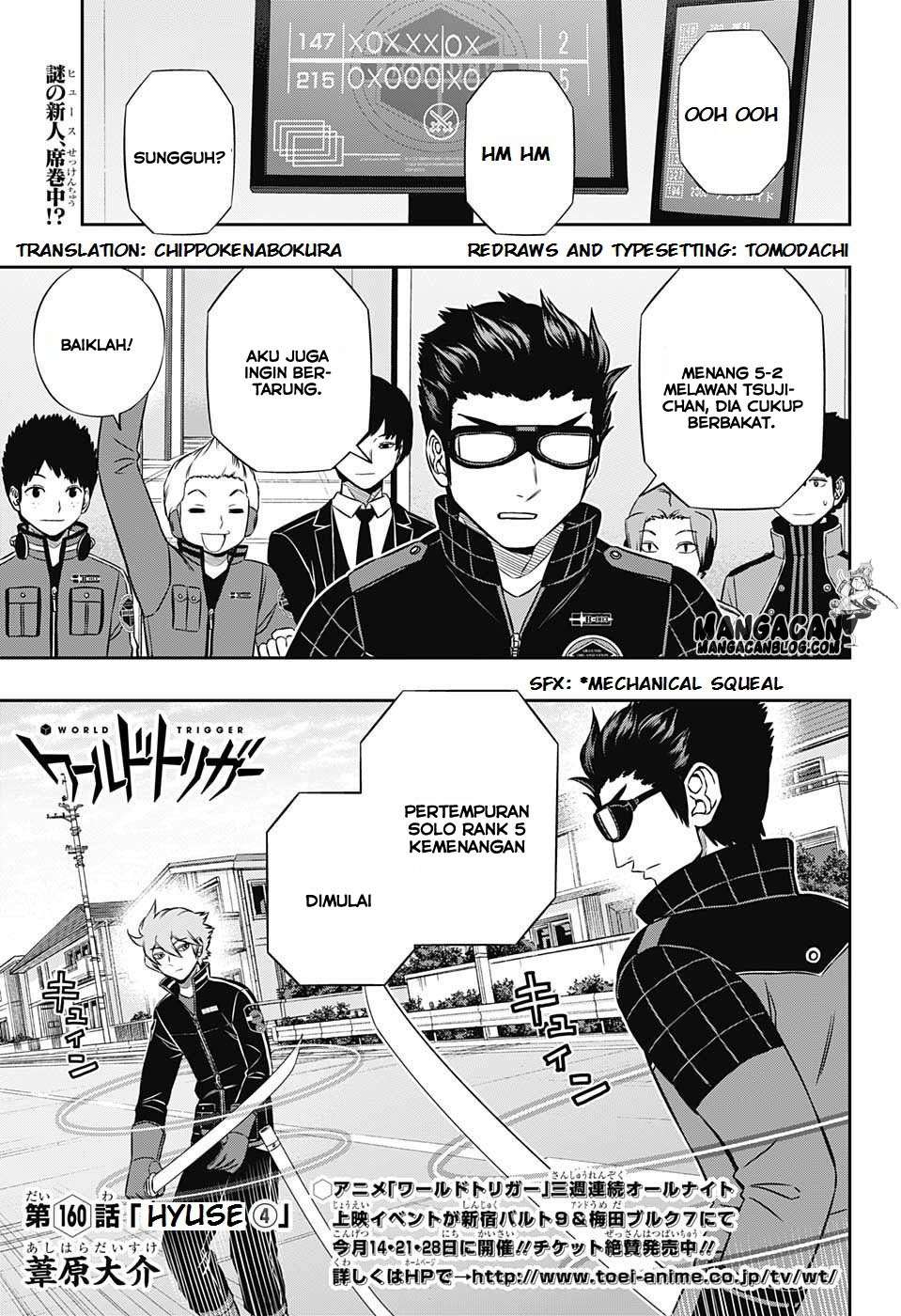 Baca Komik World Trigger Chapter 160 Gambar 1