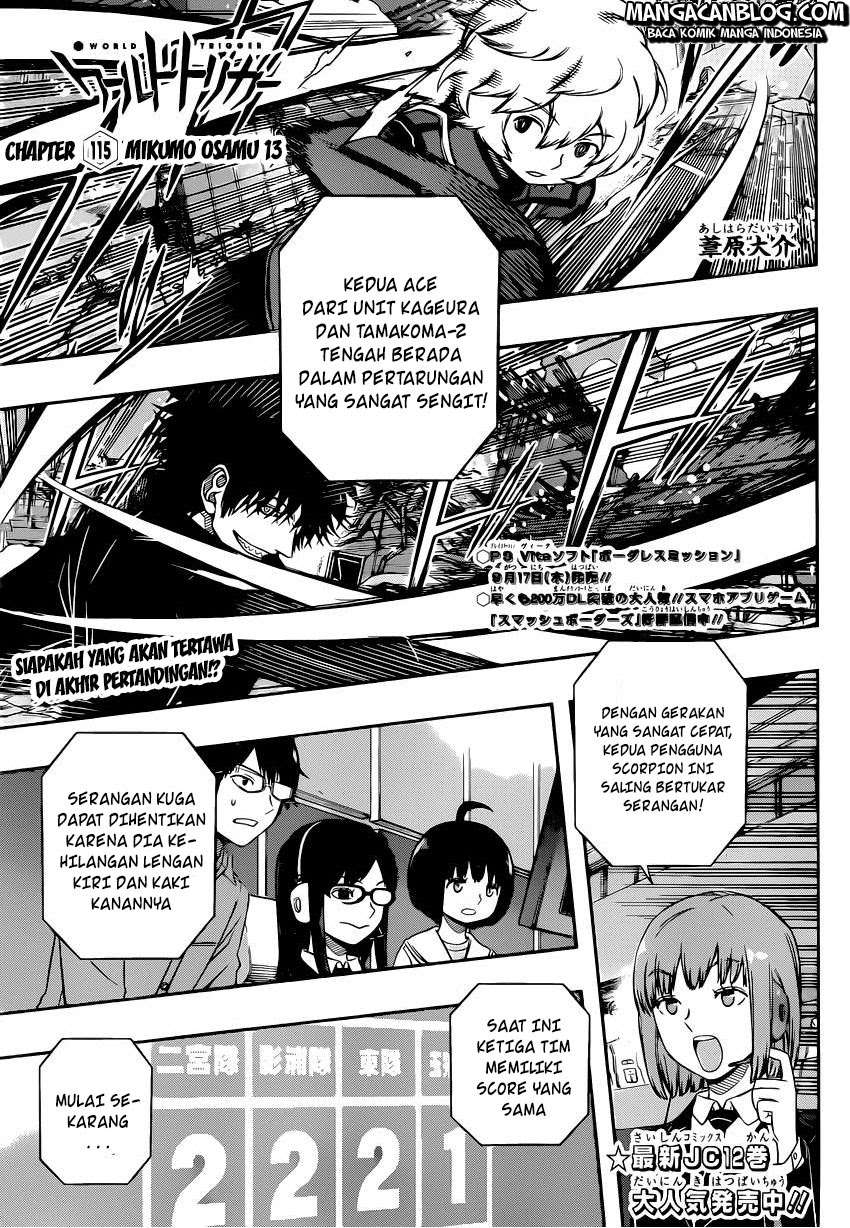 Baca Komik World Trigger Chapter 115 Gambar 1