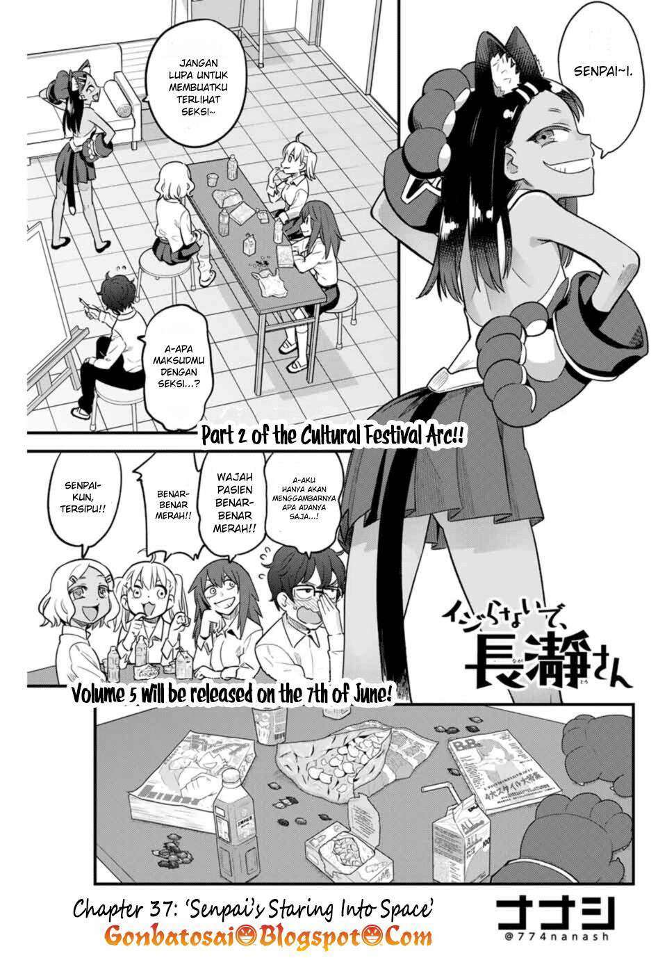 Baca Ijiranaide, Nagatoro-san Chapter 37 Gambar 2