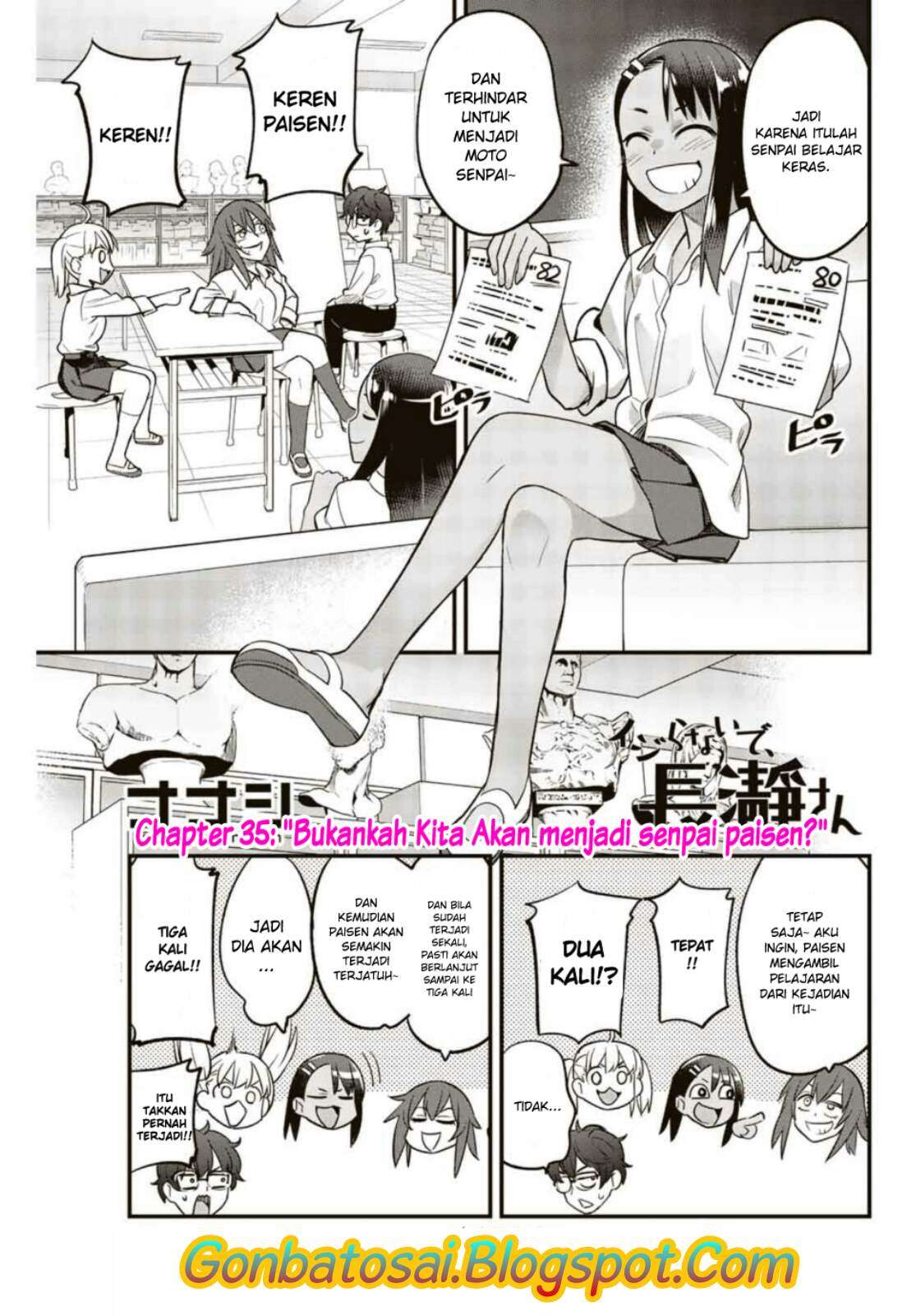 Baca Ijiranaide, Nagatoro-san Chapter 35 Gambar 2