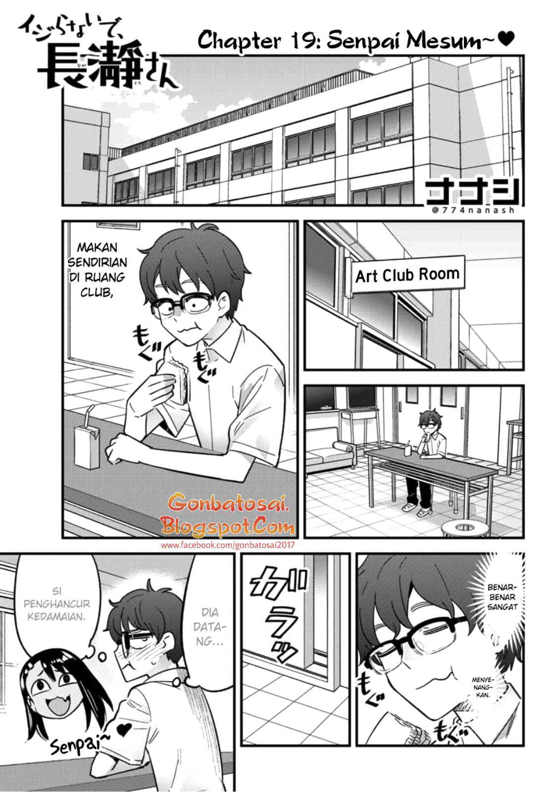 Baca Ijiranaide, Nagatoro-san Chapter 19 Gambar 2