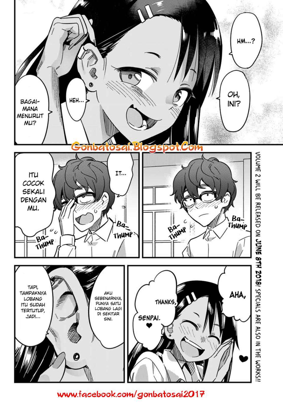 Ijiranaide, Nagatoro-san Chapter 14 Gambar 3