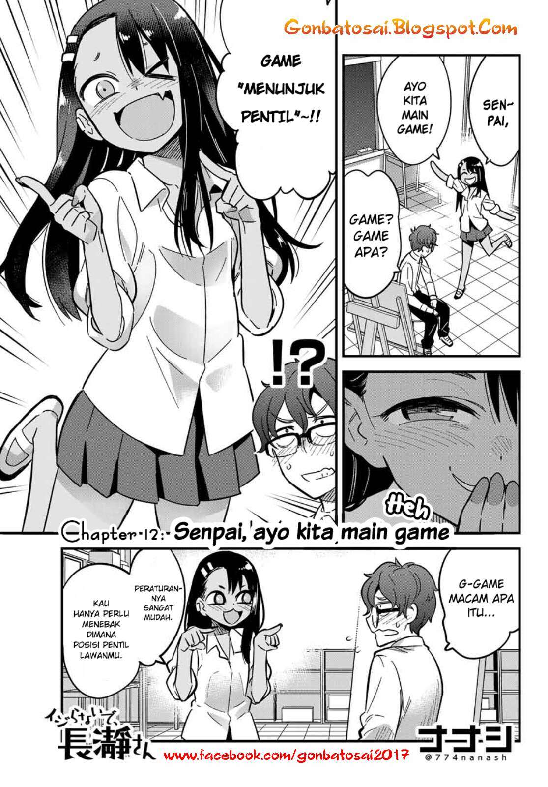 Baca Ijiranaide, Nagatoro-san Chapter 12 Gambar 2