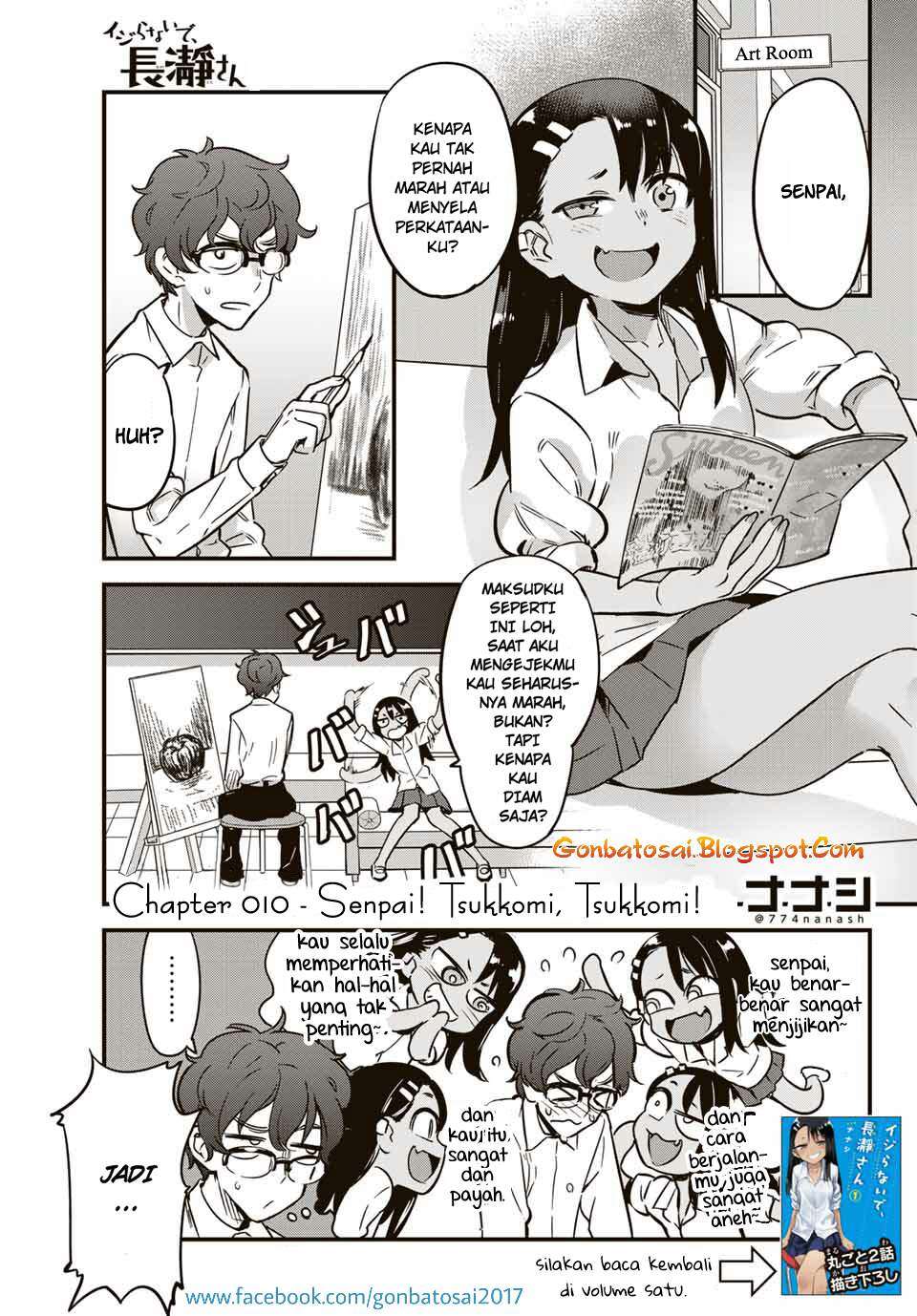 Baca Ijiranaide, Nagatoro-san Chapter 10 Gambar 2