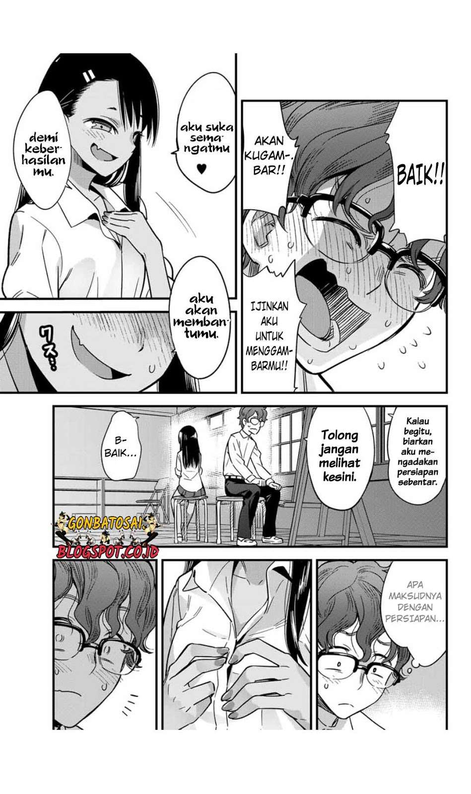 Ijiranaide, Nagatoro-san Chapter 4.5 Gambar 8