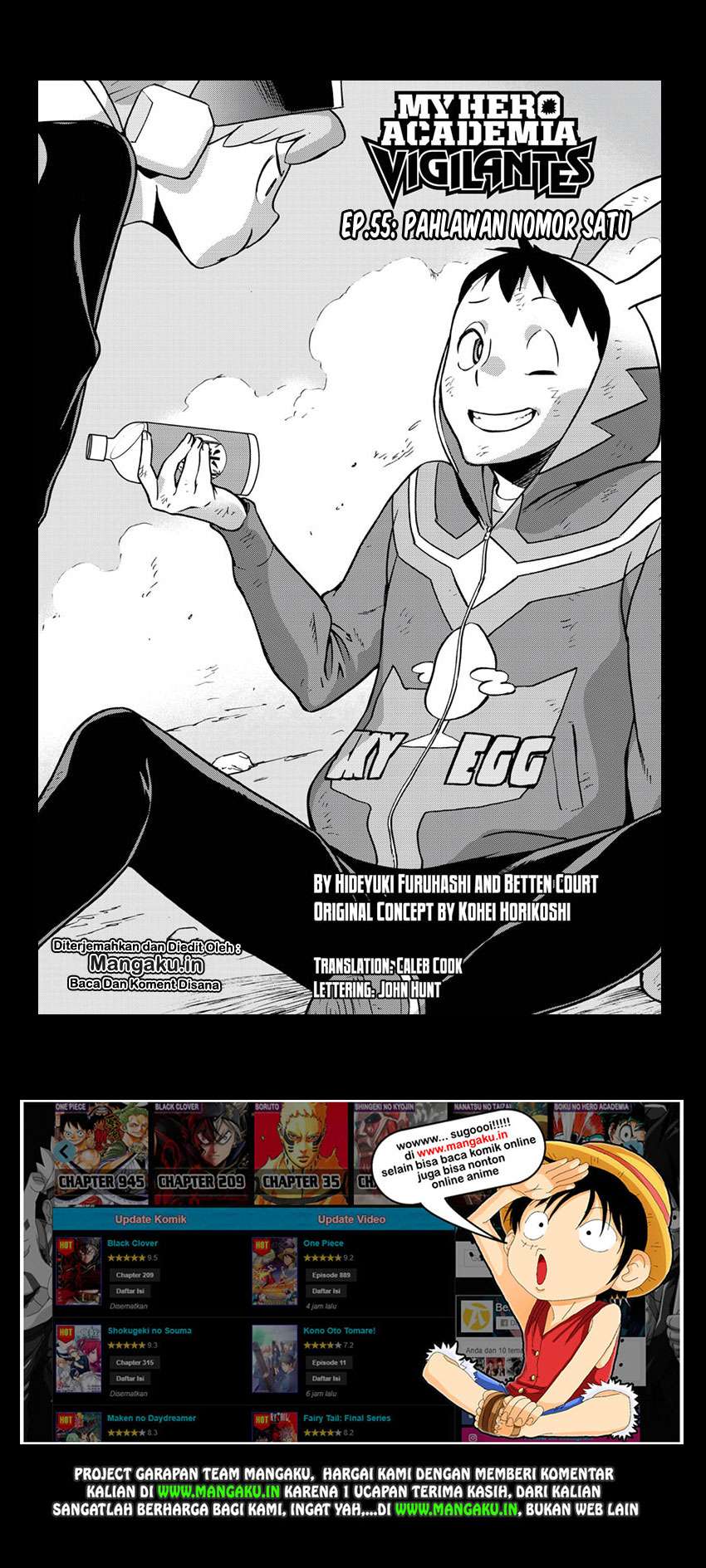 Baca Vigilante: Boku no Hero Academia Illegal Chapter 55 Gambar 2