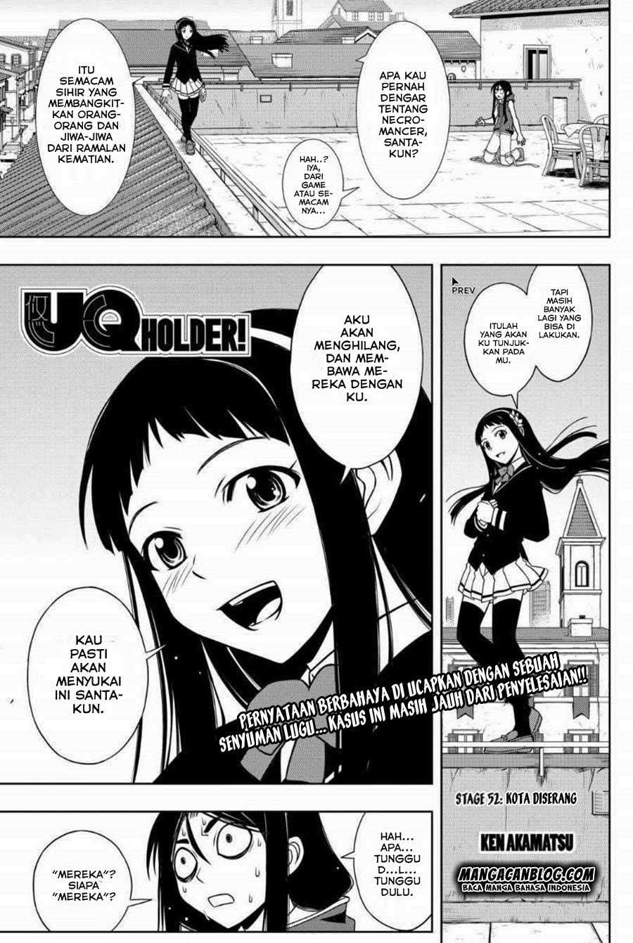 Baca Komik UQ Holder! Chapter 52 Gambar 1