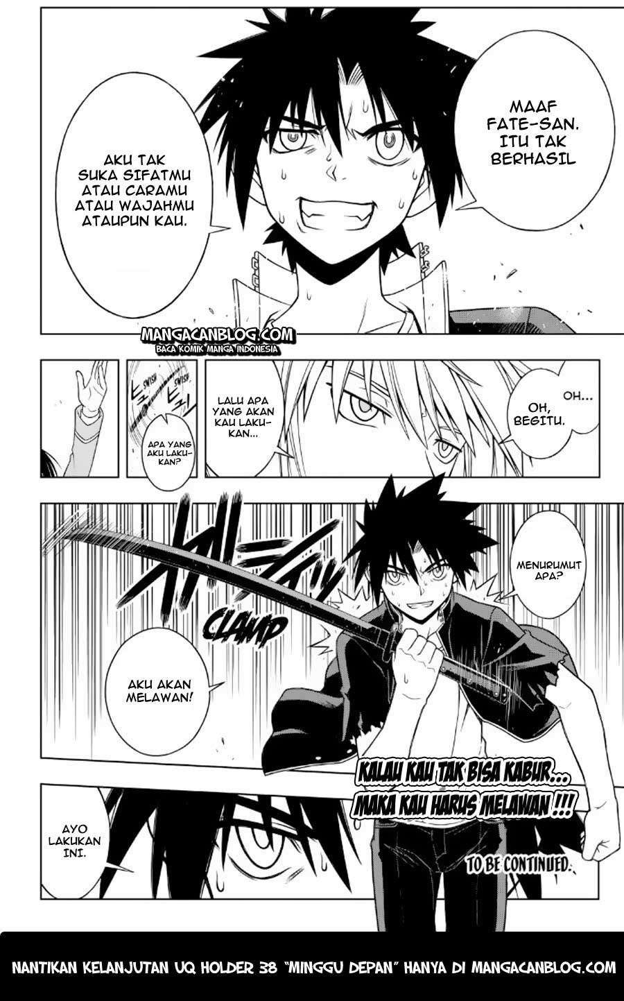 UQ Holder! Chapter 37 Gambar 16