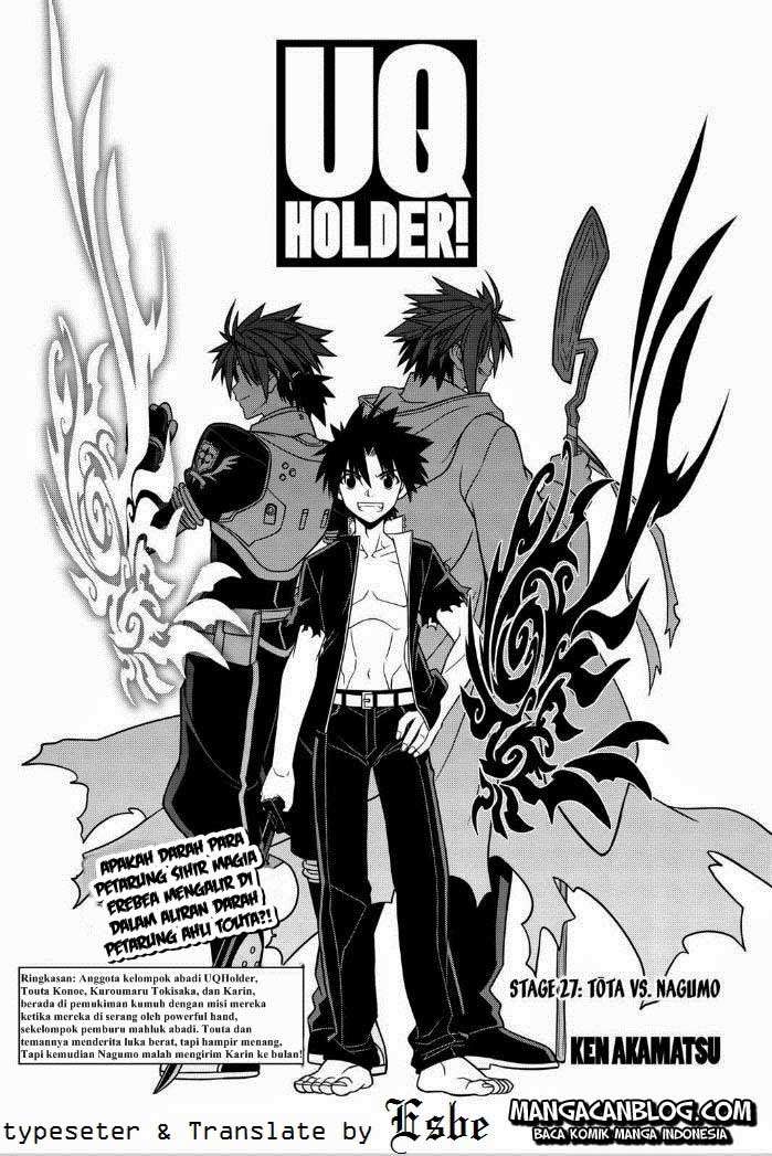 Baca Komik UQ Holder! Chapter 27 Gambar 1
