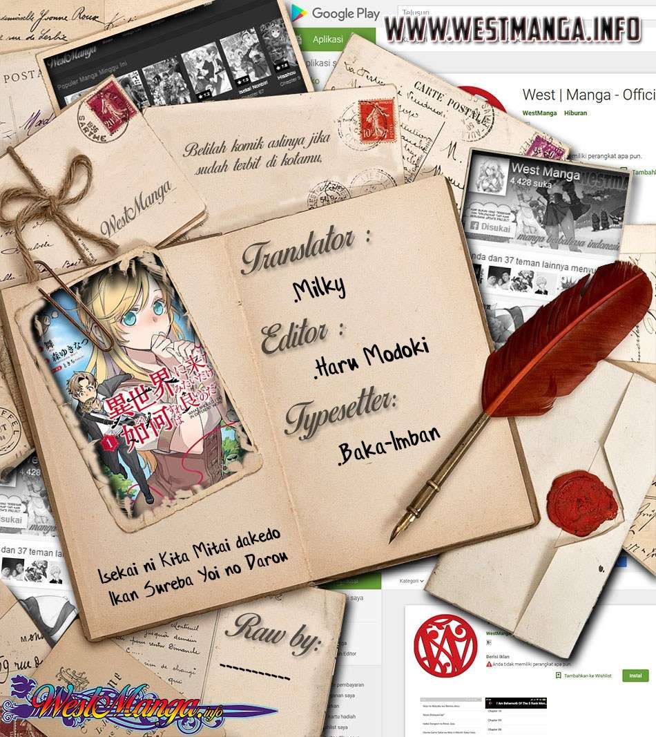 Baca  Isekai ni Kita Mitai dakedo Ikan Sureba Yoi no Darou Chapter 7 Gambar 2