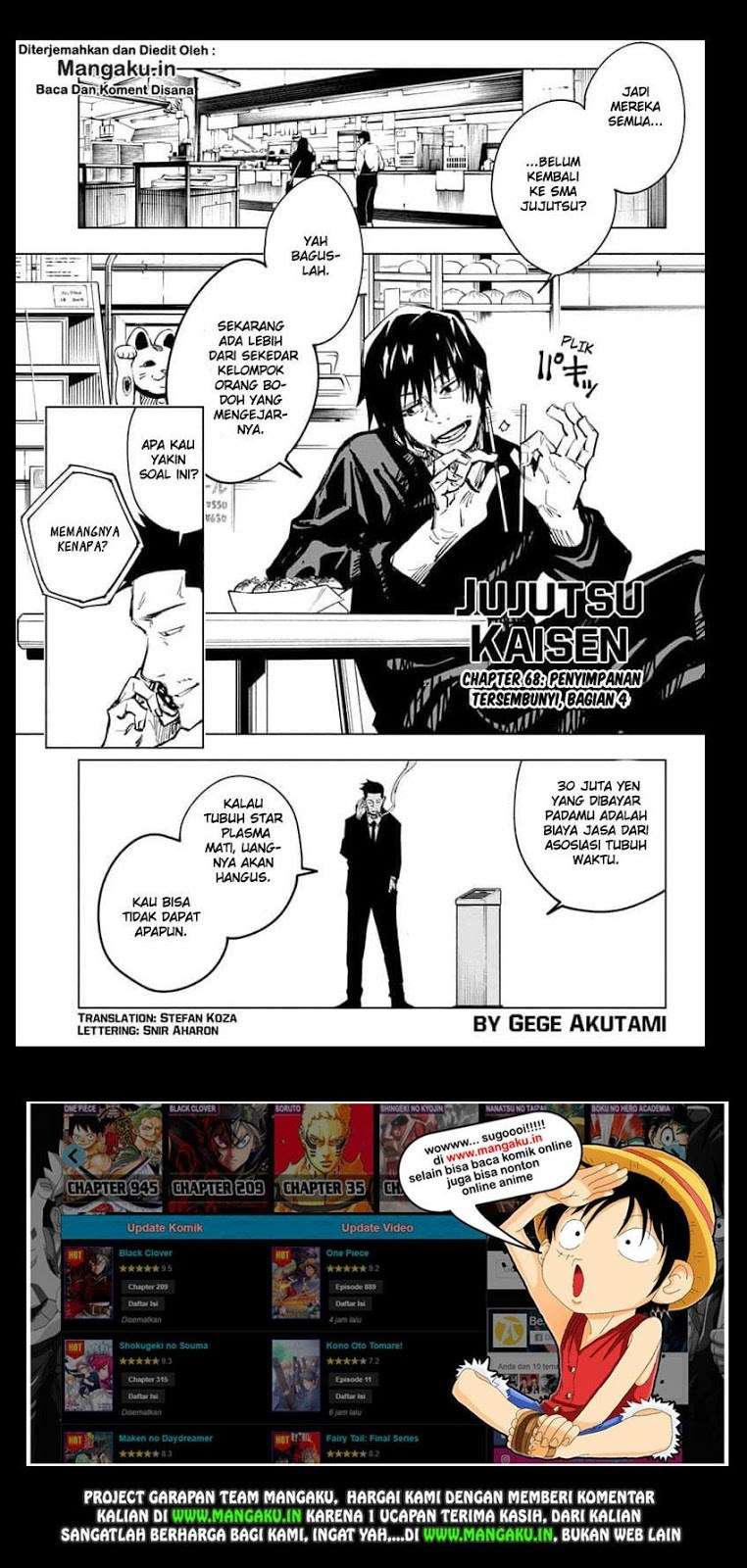 Baca Jujutsu Kaisen Chapter 68 Gambar 2