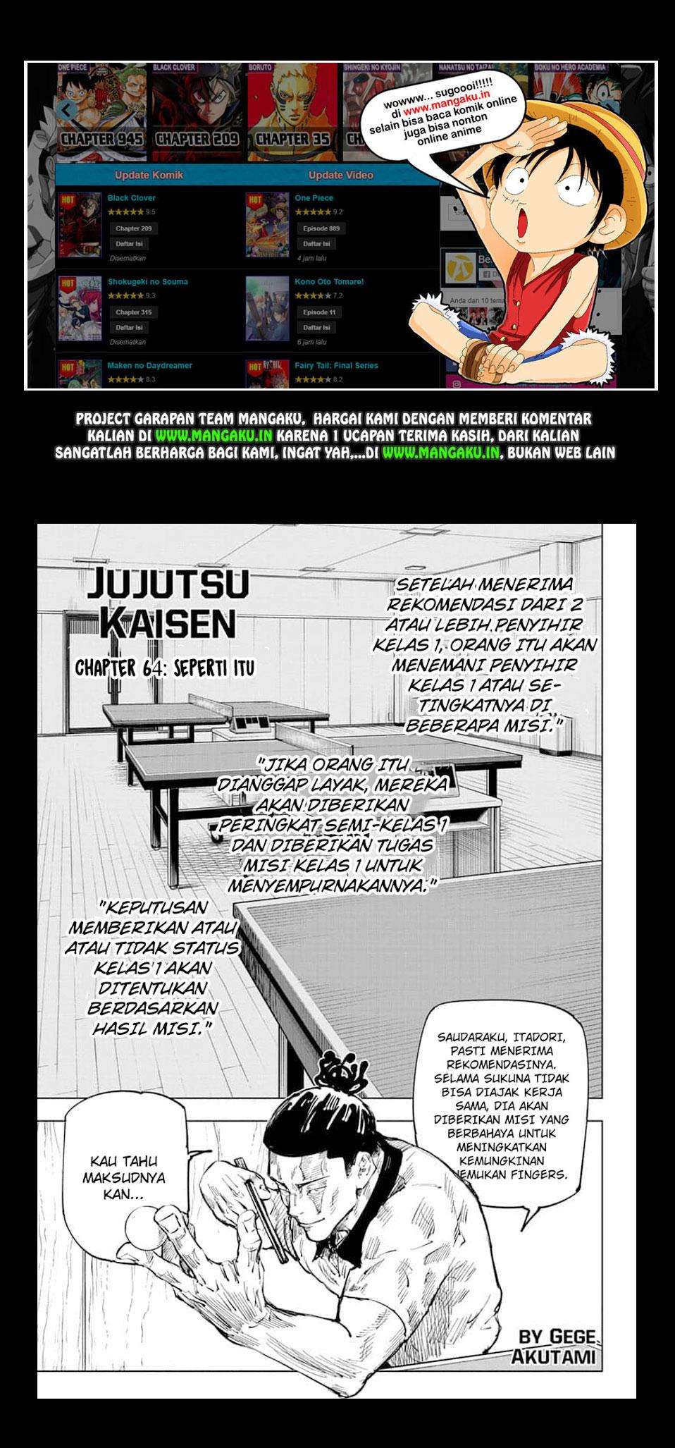 Baca Jujutsu Kaisen Chapter 64 Gambar 2