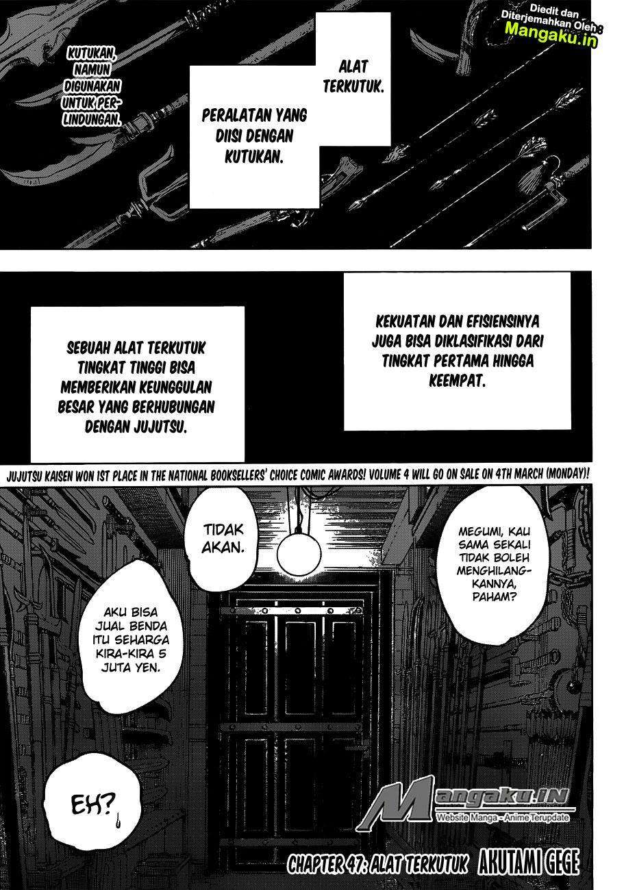 Baca  Jujutsu Kaisen Chapter 47 Gambar 2