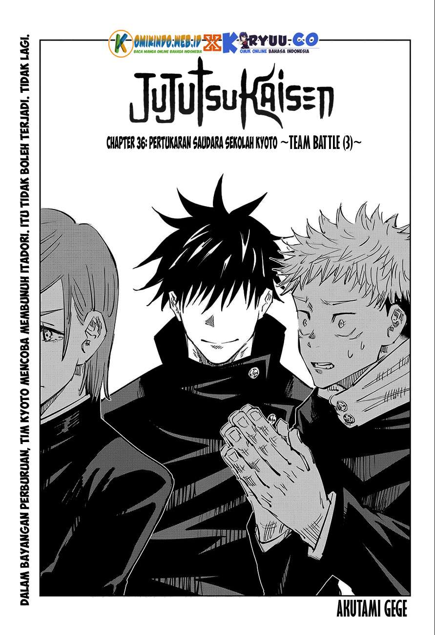 Baca Manga Jujutsu Kaisen Chapter 36 Gambar 2