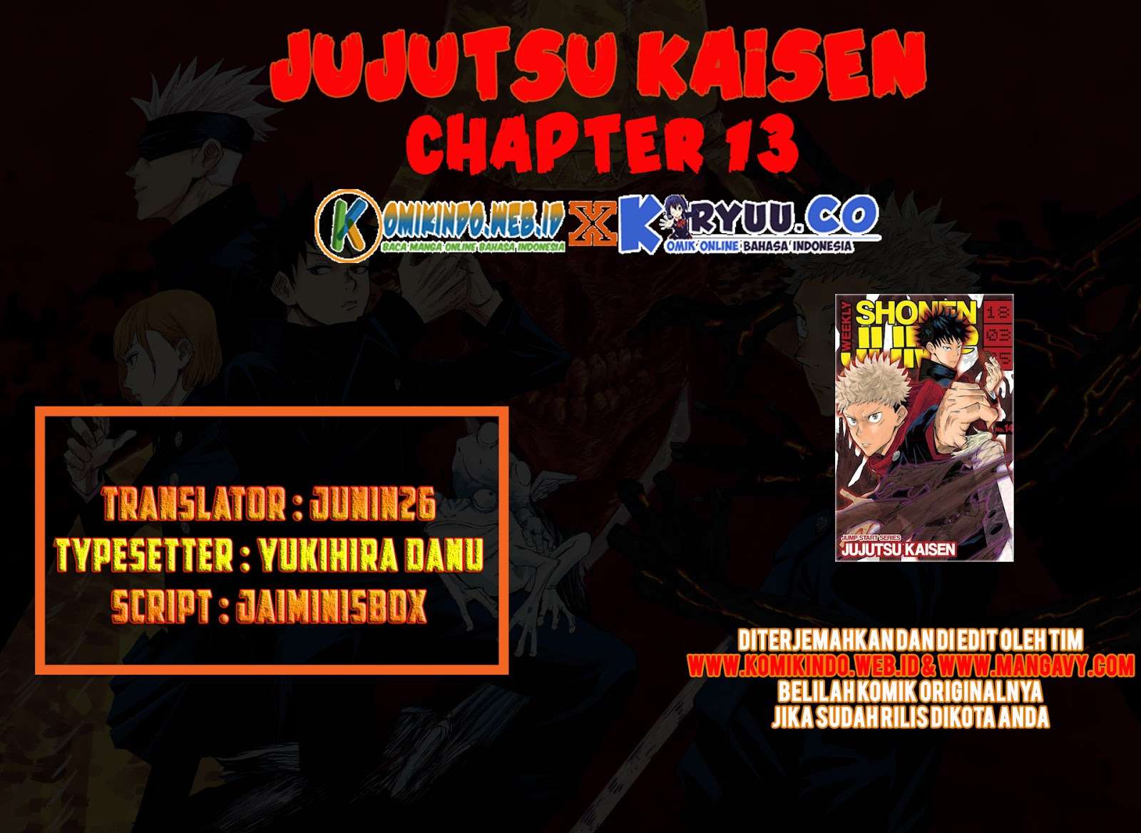 Jujutsu Kaisen Chapter 13 Gambar 3