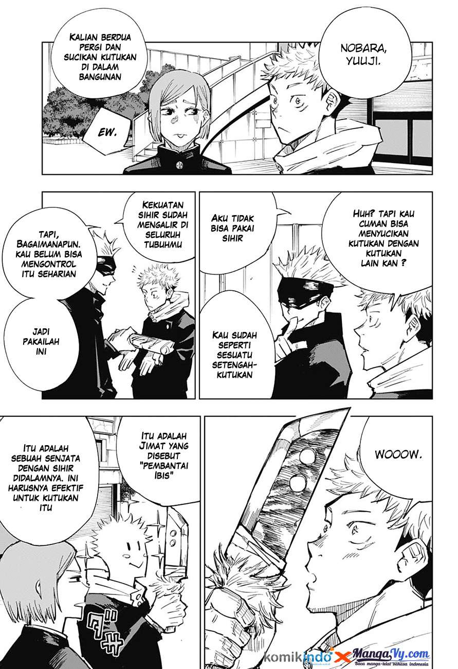 Jujutsu Kaisen Chapter 4 Gambar 11