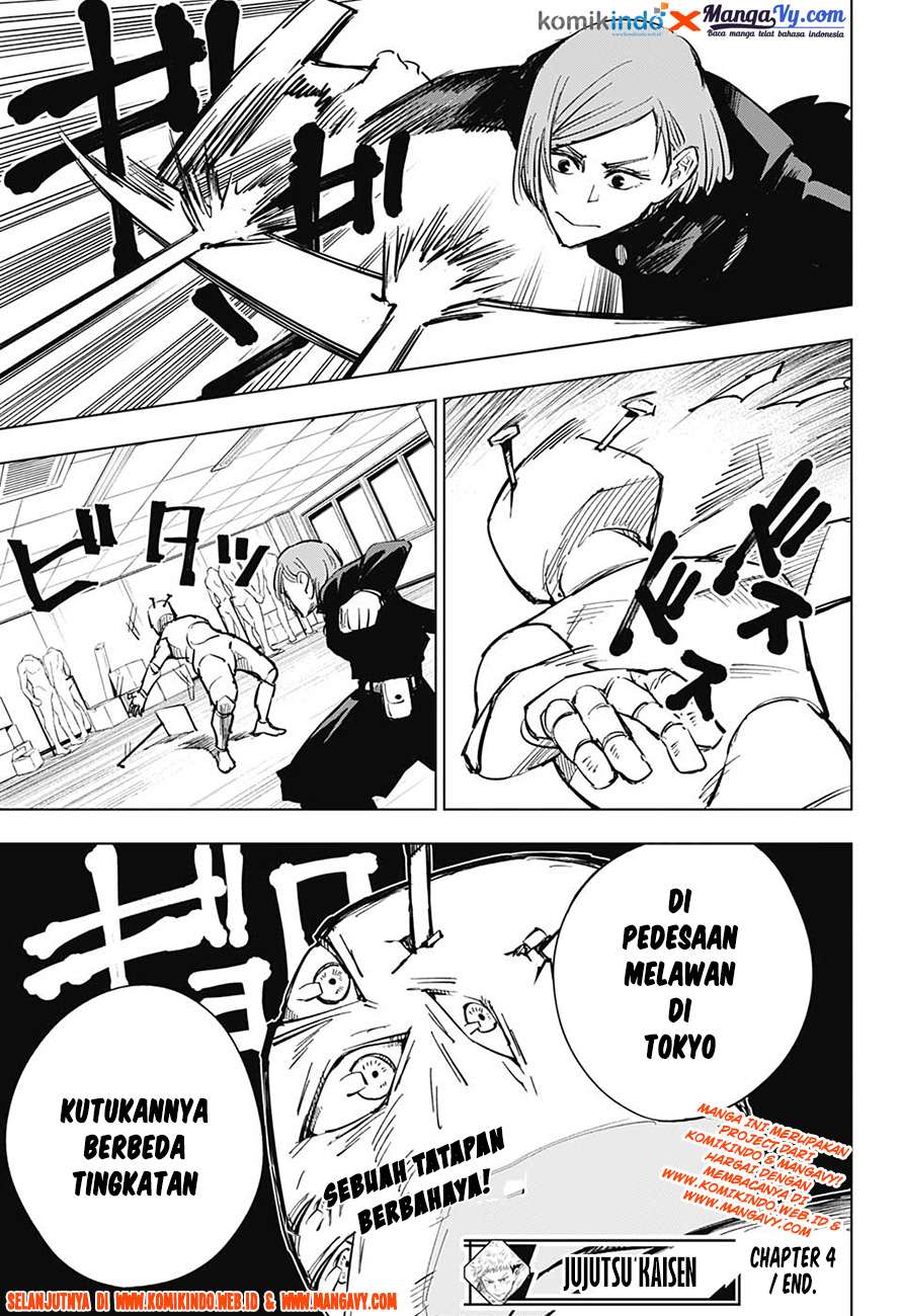 Jujutsu Kaisen Chapter 4 Gambar 21