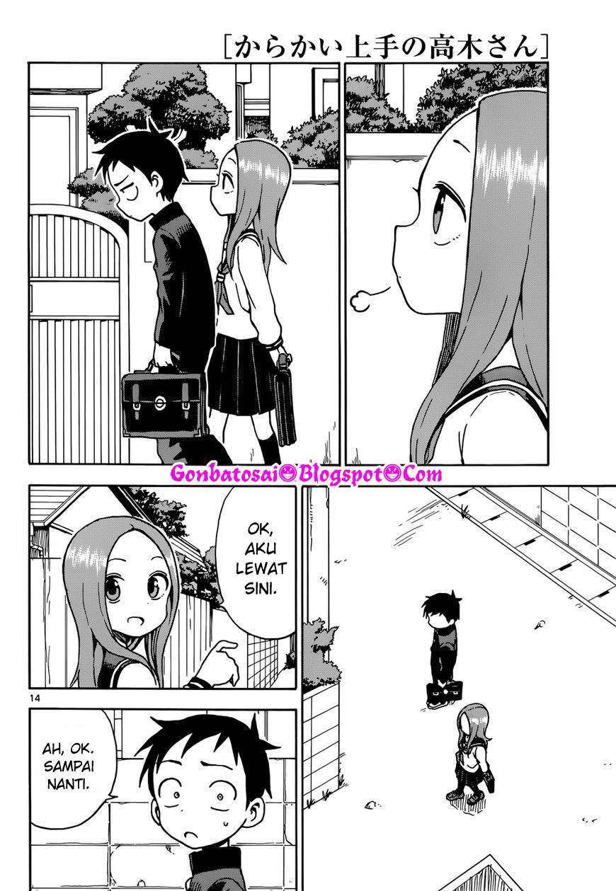 Karakai Jouzu no Takagi-san Chapter 69 Gambar 17