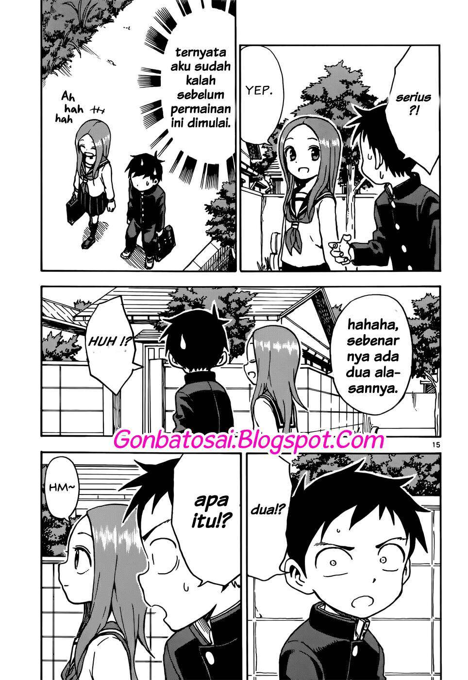 Karakai Jouzu no Takagi-san Chapter 67 Gambar 18