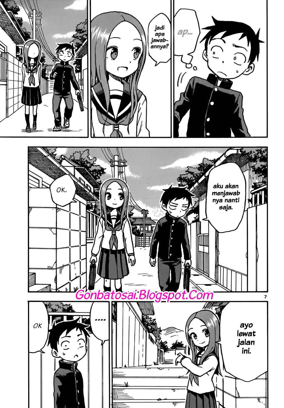 Karakai Jouzu no Takagi-san Chapter 67 Gambar 9