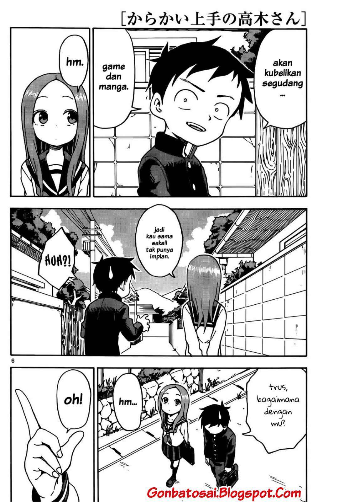Karakai Jouzu no Takagi-san Chapter 66 Gambar 7