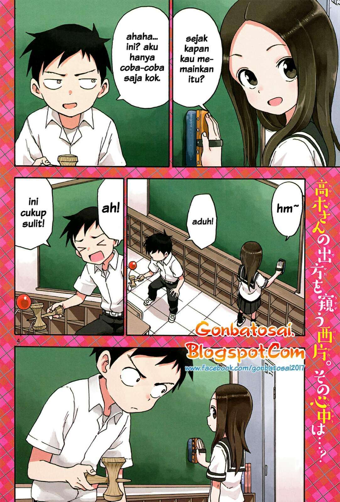Baca Karakai Jouzu no Takagi-san Chapter 65 Gambar 2