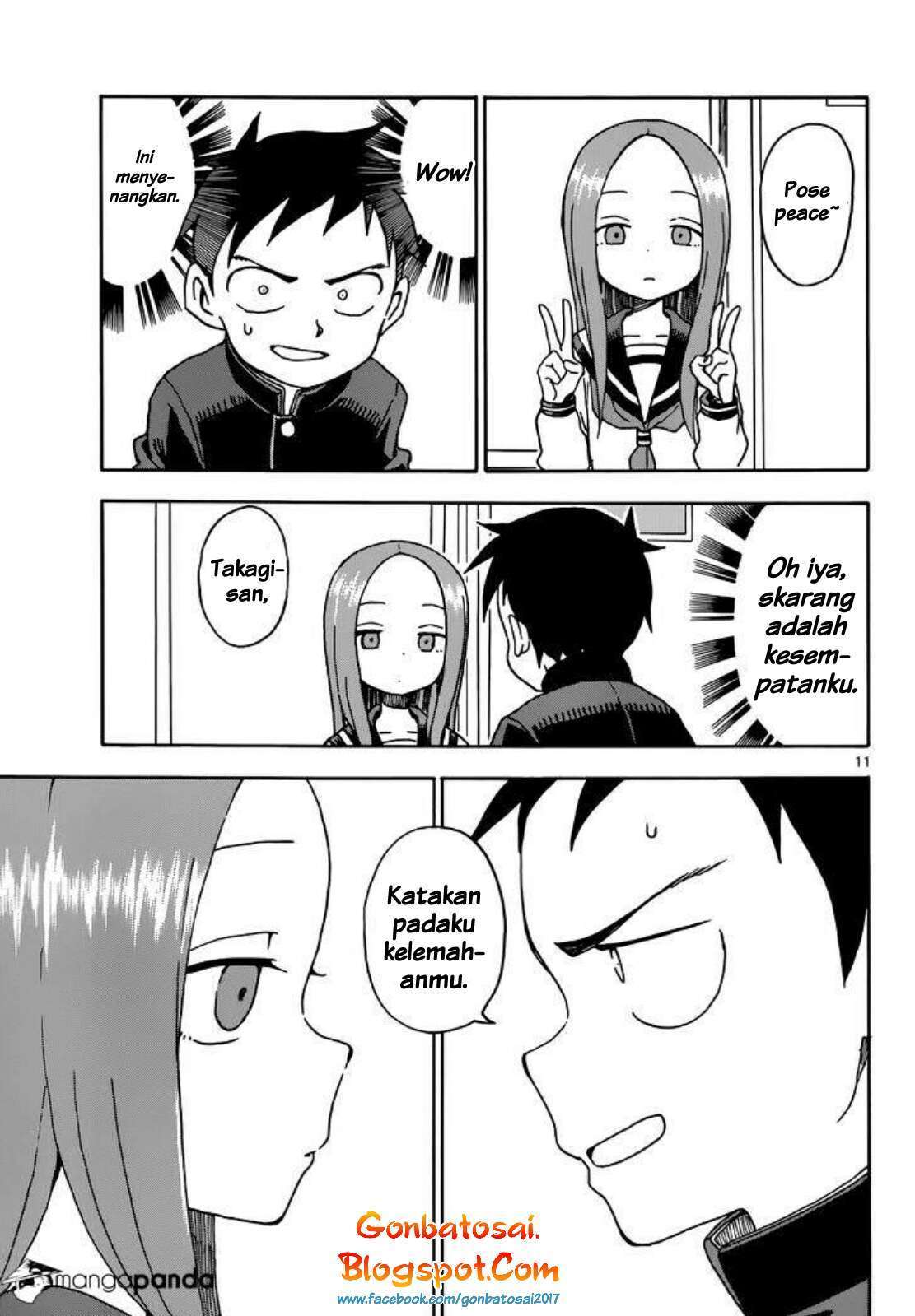 Karakai Jouzu no Takagi-san Chapter 63 Gambar 14