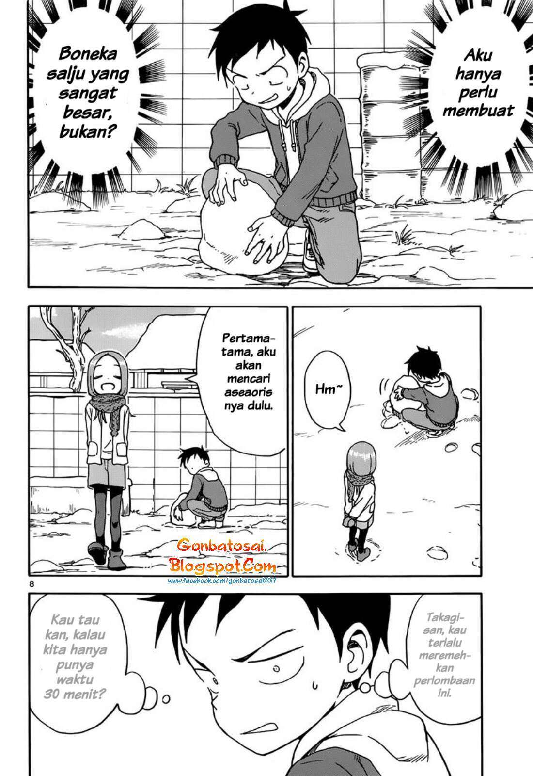 Karakai Jouzu no Takagi-san Chapter 62 Gambar 11