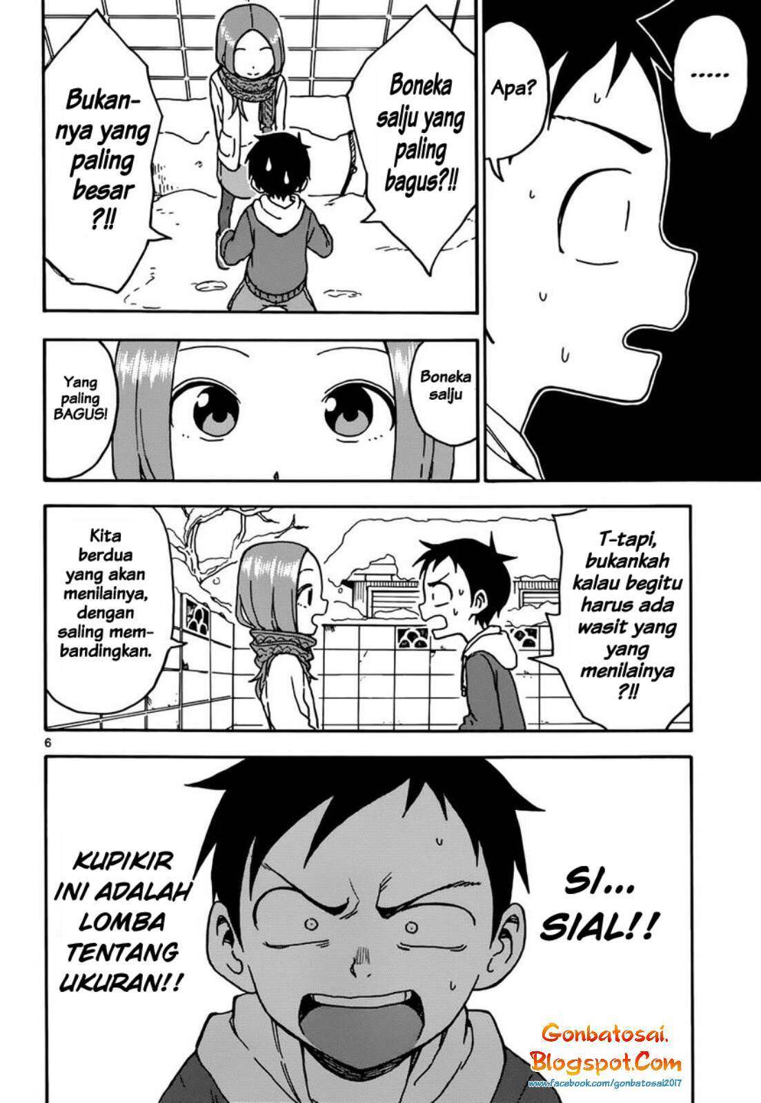Karakai Jouzu no Takagi-san Chapter 62 Gambar 8