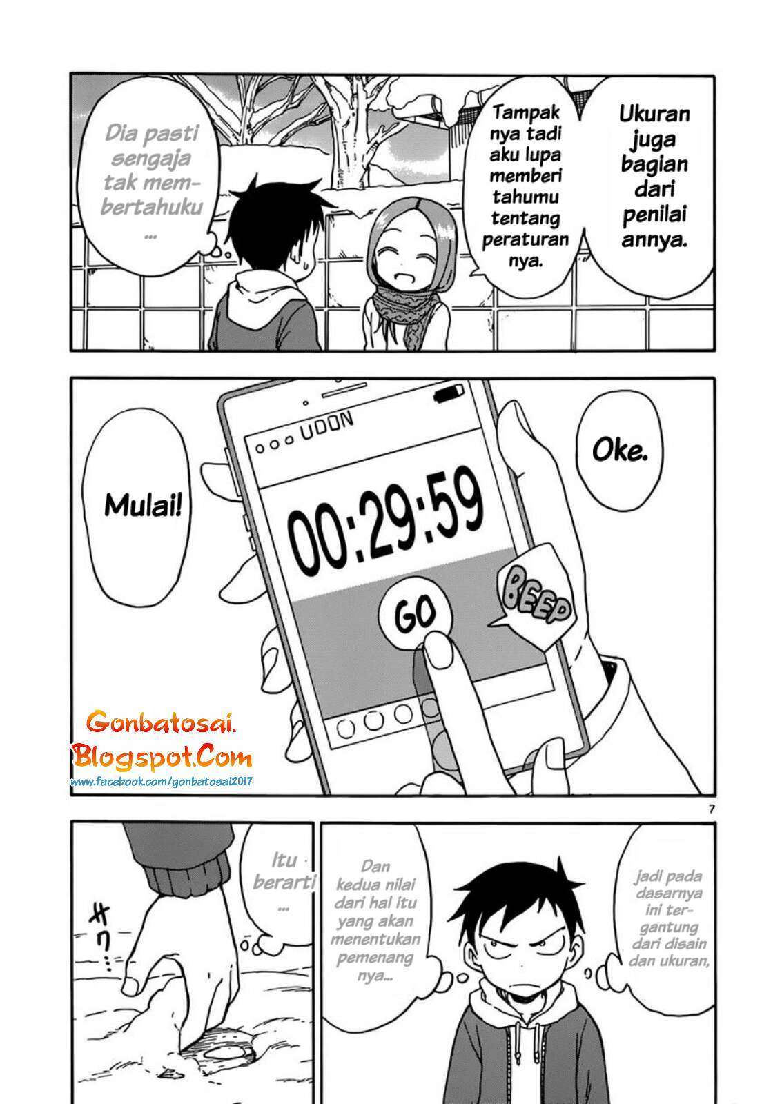 Karakai Jouzu no Takagi-san Chapter 62 Gambar 9