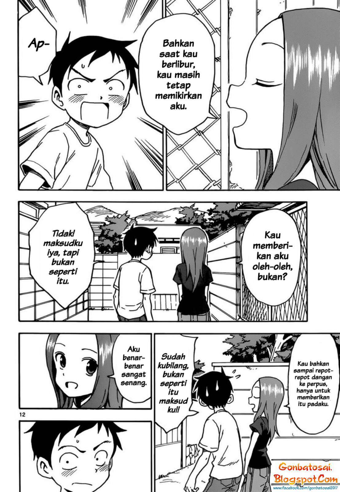 Karakai Jouzu no Takagi-san Chapter 60 Gambar 13
