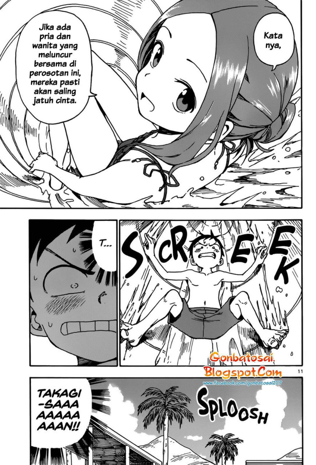 Karakai Jouzu no Takagi-san Chapter 59 Gambar 13