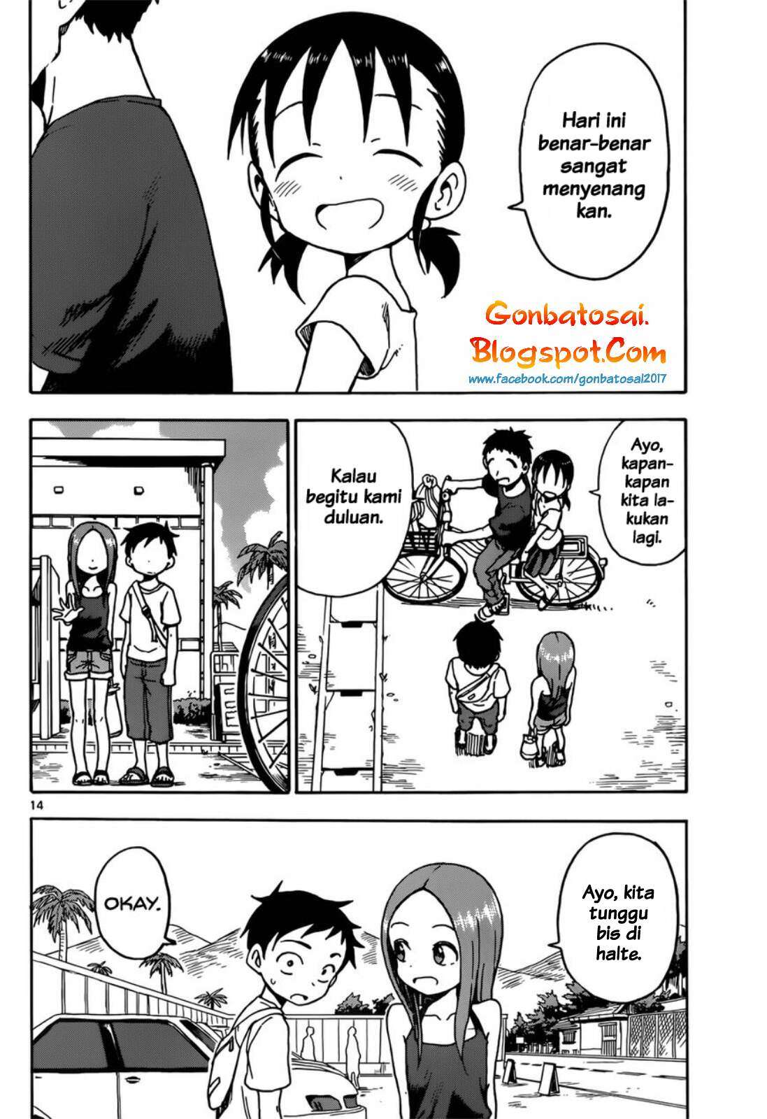 Karakai Jouzu no Takagi-san Chapter 59 Gambar 16