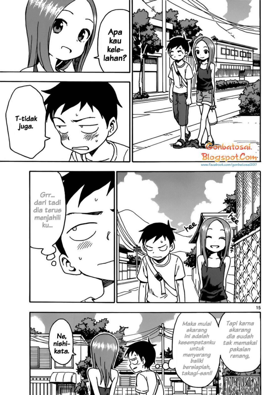 Karakai Jouzu no Takagi-san Chapter 59 Gambar 17